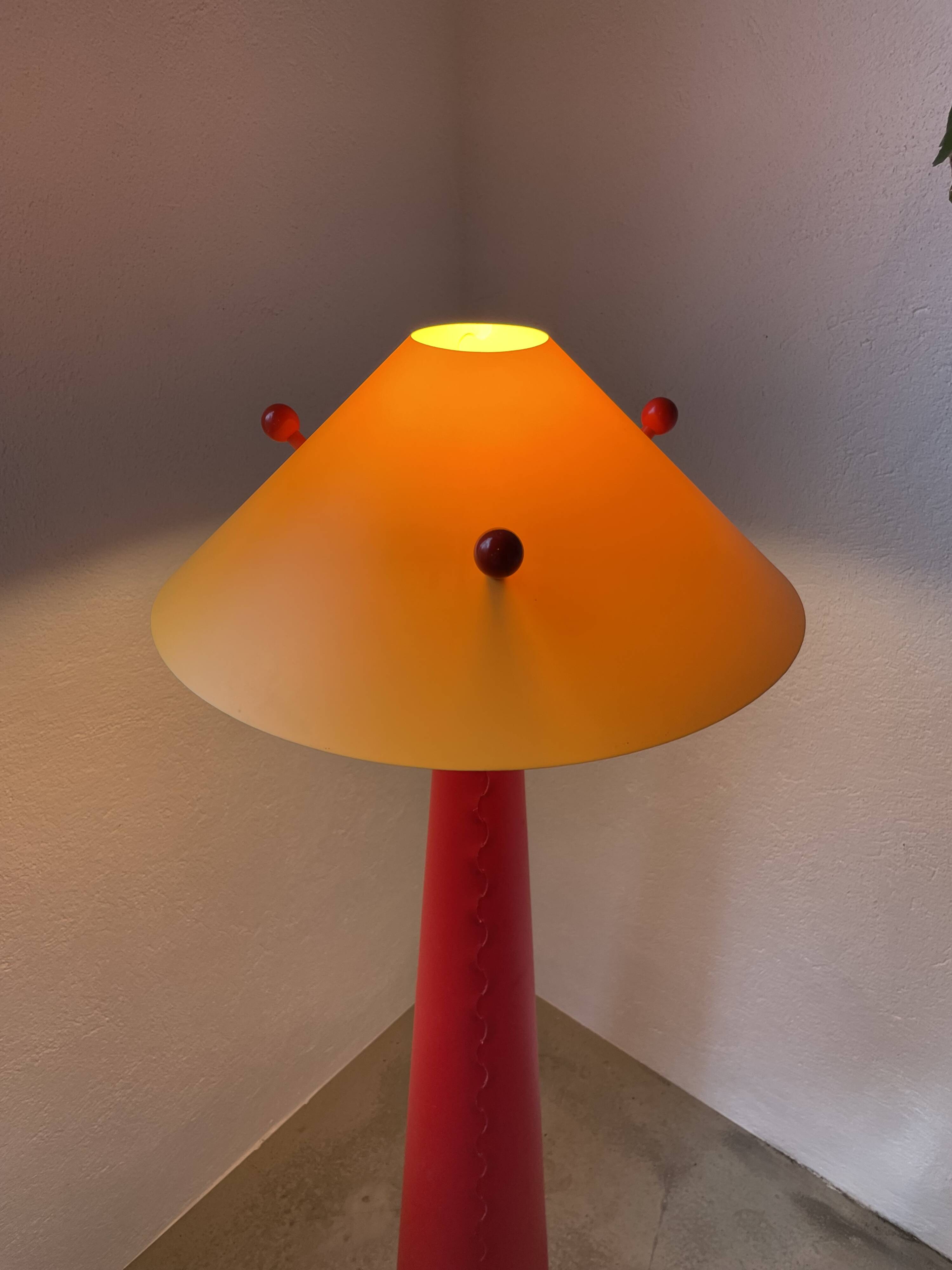 Red pop lamp from the 80s.