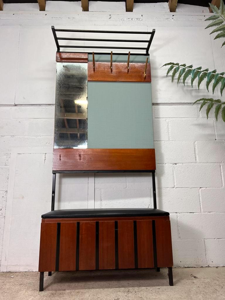 vintage coat rack furniture / standing coat rack