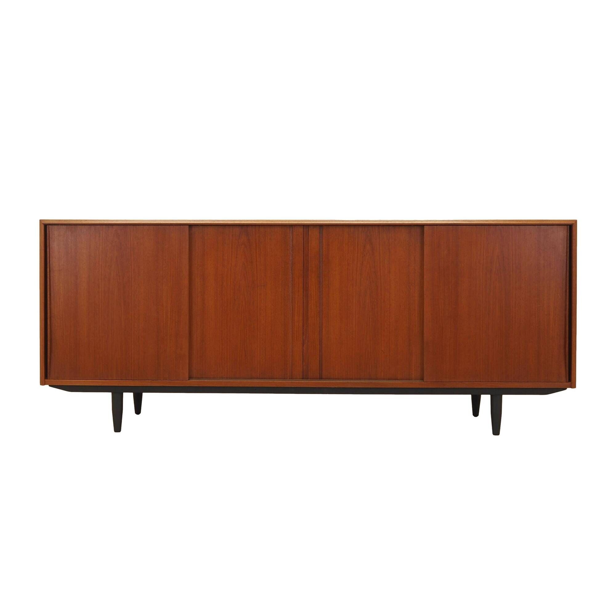 Danish teak sideboard 1960s with bar section and sliding doors