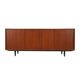 Danish teak sideboard 1960s with bar section and sliding doors