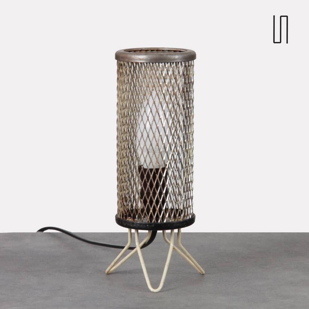 Small vintage metal lamp, 1950