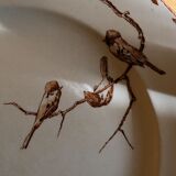 Antique plate model Oxford brown, HB - Co. Choisy-le-Roy , 1900s