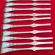 Christofle 12 lobster curettes - marly model - silver metal