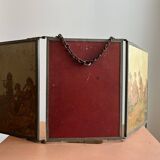 19th century triptych barber mirror