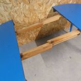 round table with 4 chairs and 2 extensions