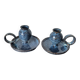Pair of ceramic candle holders