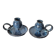 Pair of ceramic candle holders