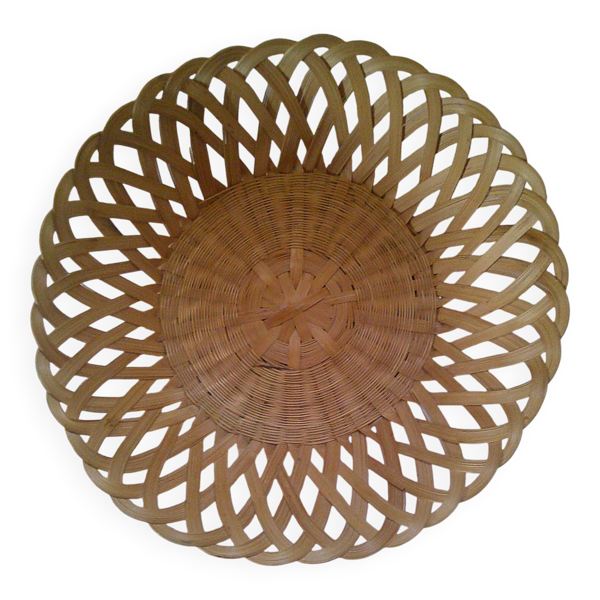 corbeille en osier tressé