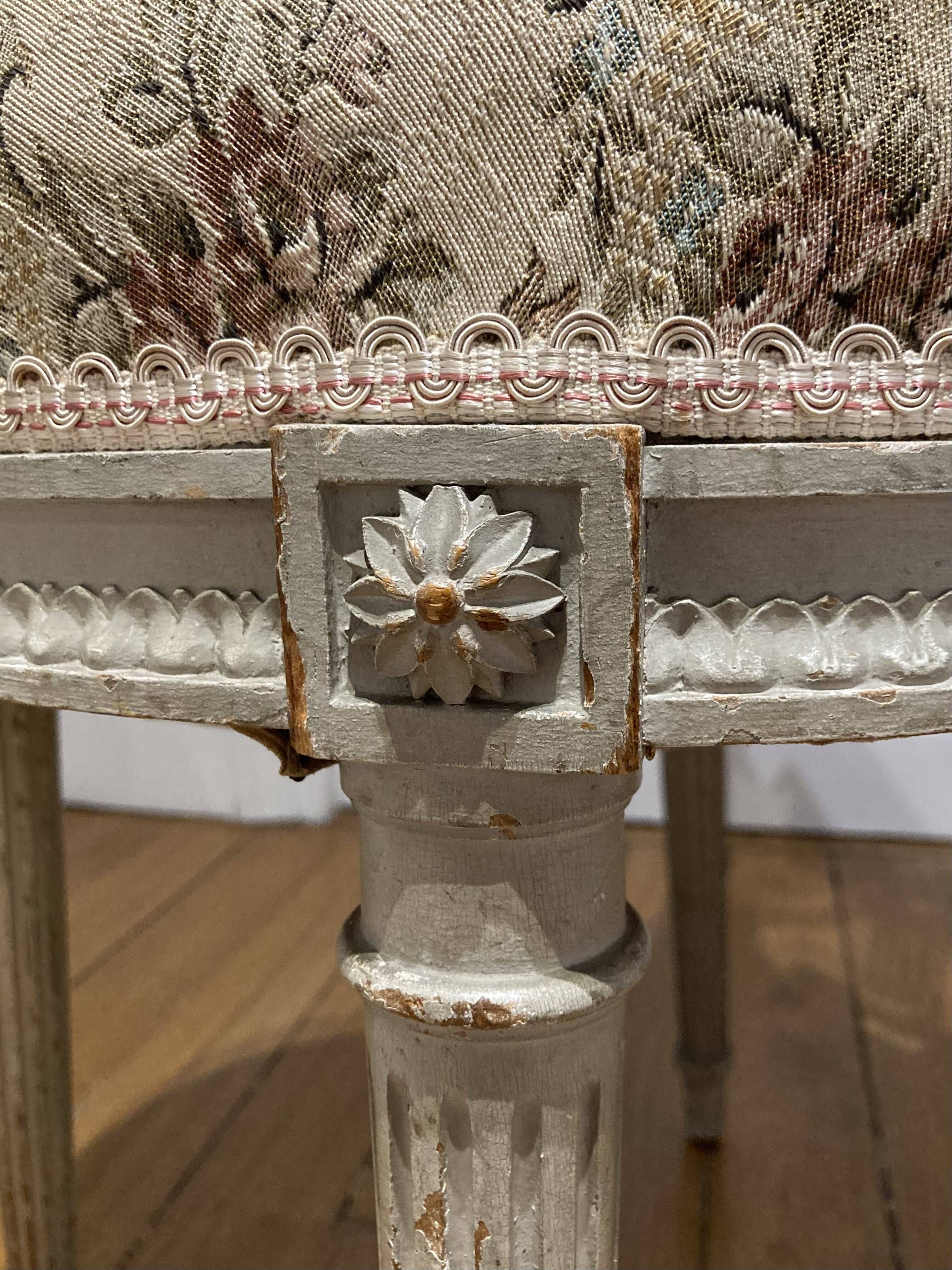 Pair of chairs, lyre back, based on a model by Jacob, Louis XVI style.