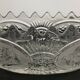 70s moulded glass fruit bowl
