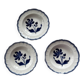 Set of 3 deep plates Thebes Salins