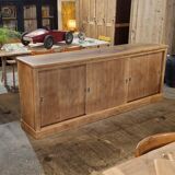 Low sideboard with sliding doors