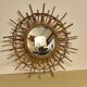 Vintage rattan mirror
