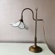 Vintage table lamp/desklamp, seventies in Tiffany style