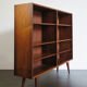 Poul Hundevad scandinavian rosewood bookcase, 1960s