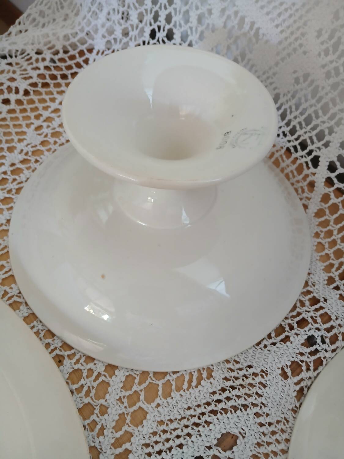 Set of antique Scottish tile dishes