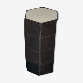 Leather column/pedestal