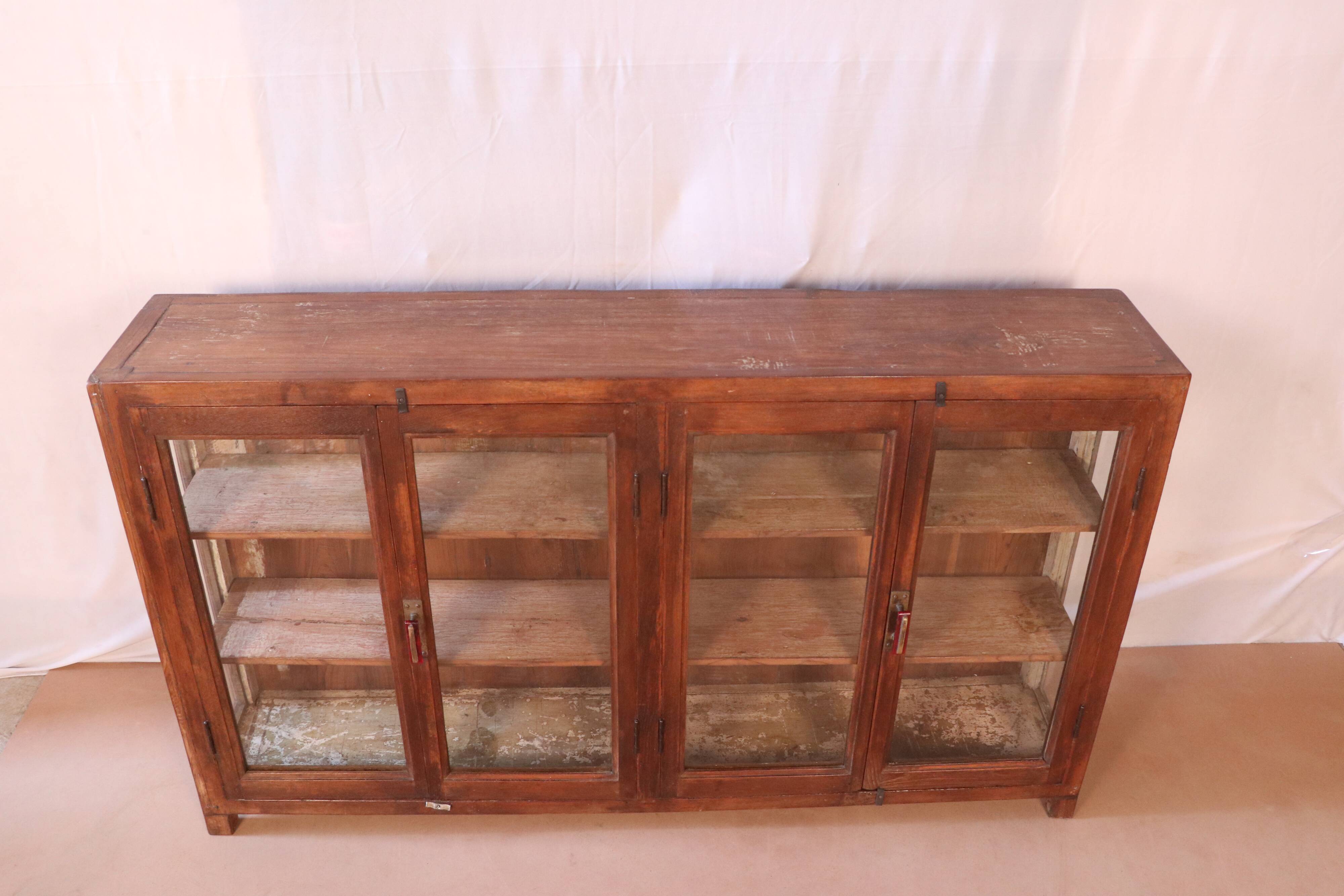 Old sideboard, burmese teak showcase