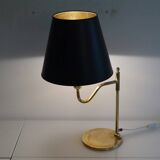 Lampe scandinave en laiton 1970