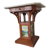 Indonesia table with marble top