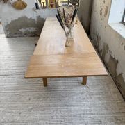 Table de ferme extensible en chêne massif