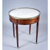 Table bouillotte en acajou d'époque Louis XVI 18e siècle