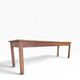 XL vintage solid wood dining table / farmhouse table