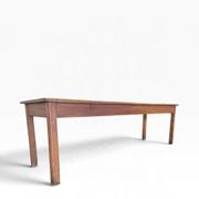 XL vintage solid wood dining table / farmhouse table