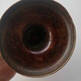 Pair of bronze candle holders