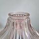 Suspension Holophane in ribbed transparent glass, 1930s