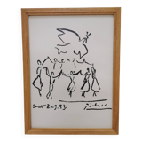 Picasso painting Sardana with a dove