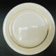 8 flat plates Villeroy - Boch Mettlach - Cream and Gold.