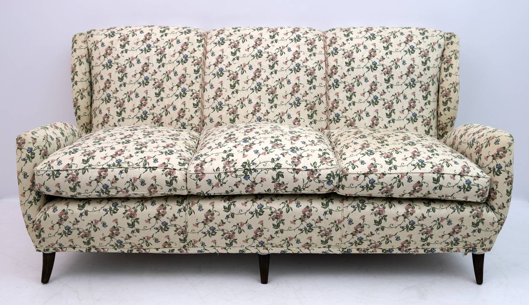 Gio Ponti N. 512 Mid-Century Modern Italian Sofa for ISA, 1950s
