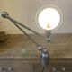 Lampe de bureau Jieldé jielde 2 bras de 40cm avec base étau graphite indus