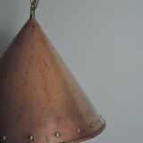 Cone shaped handmade pendant from Denmark, 1970s