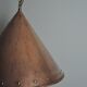 Cone shaped handmade pendant from Denmark, 1970s