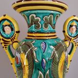 Gabriel Fourmaintraux Pottery of Desvres lamp base