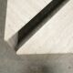 Series of 2 vintage travertine coffee tables published by Roche Bobois