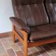 Brown leather 3-seater sofa, Sven Ellekaer for Skipper, 1982.