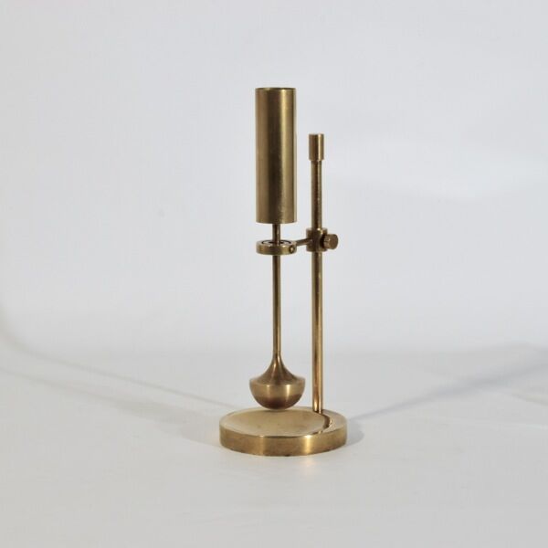 Brass gyro candle holder Ilse Ammonsen, Denmark 1950
