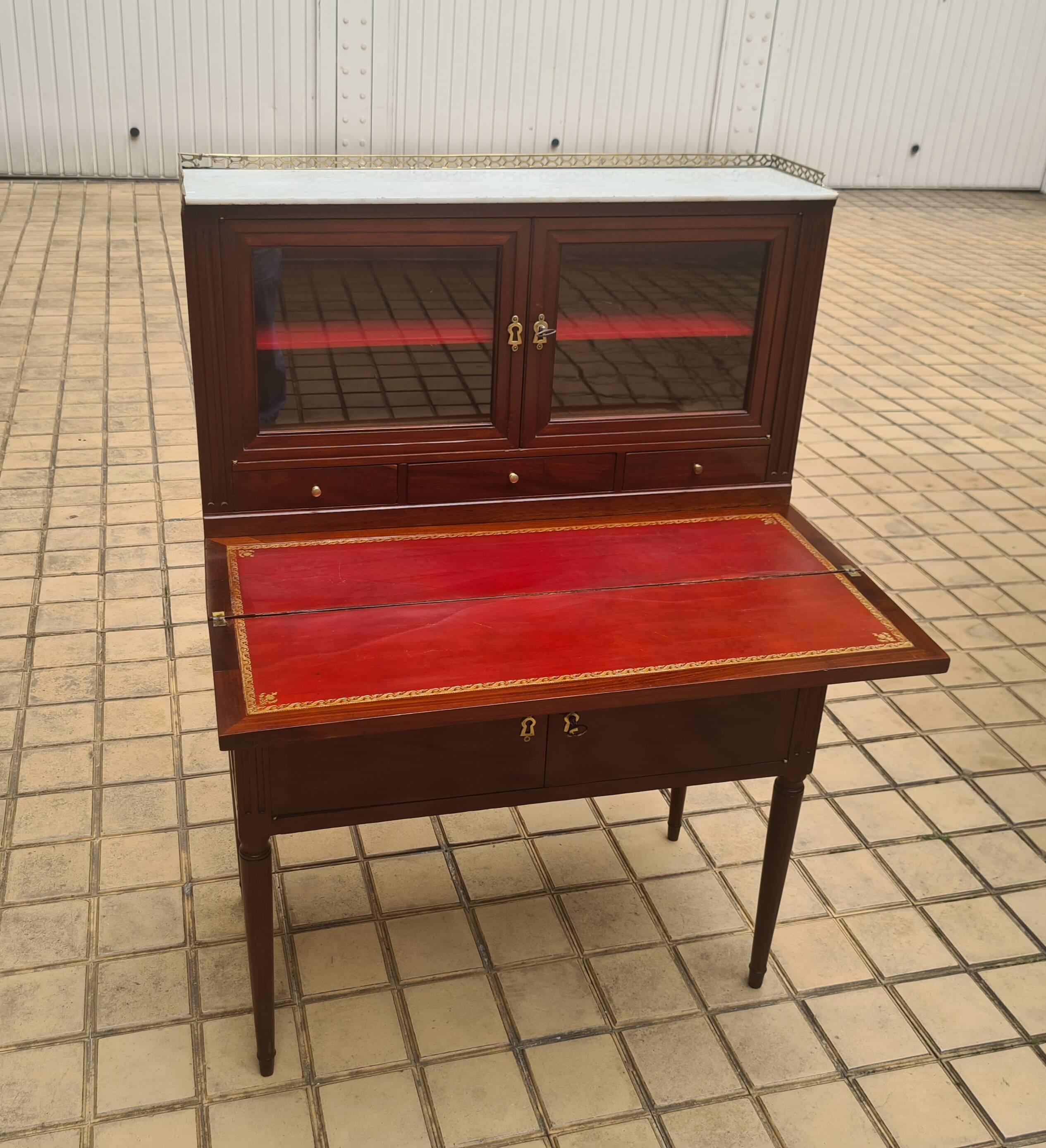 Louis XVI mahogany bonheur du jour