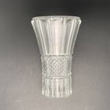 Medium-sized worked glass vase