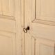 Old double cupboard door in white wood and fir n°4