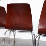 Set of 4 chairs Pagholz 60s