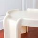 Kartell 4905 beige coffee table design by Giotto Stoppino