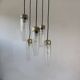 Old vintage 5-light cascade chandelier