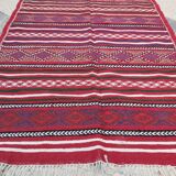 Traditional handmade red carpet   100x190cm
