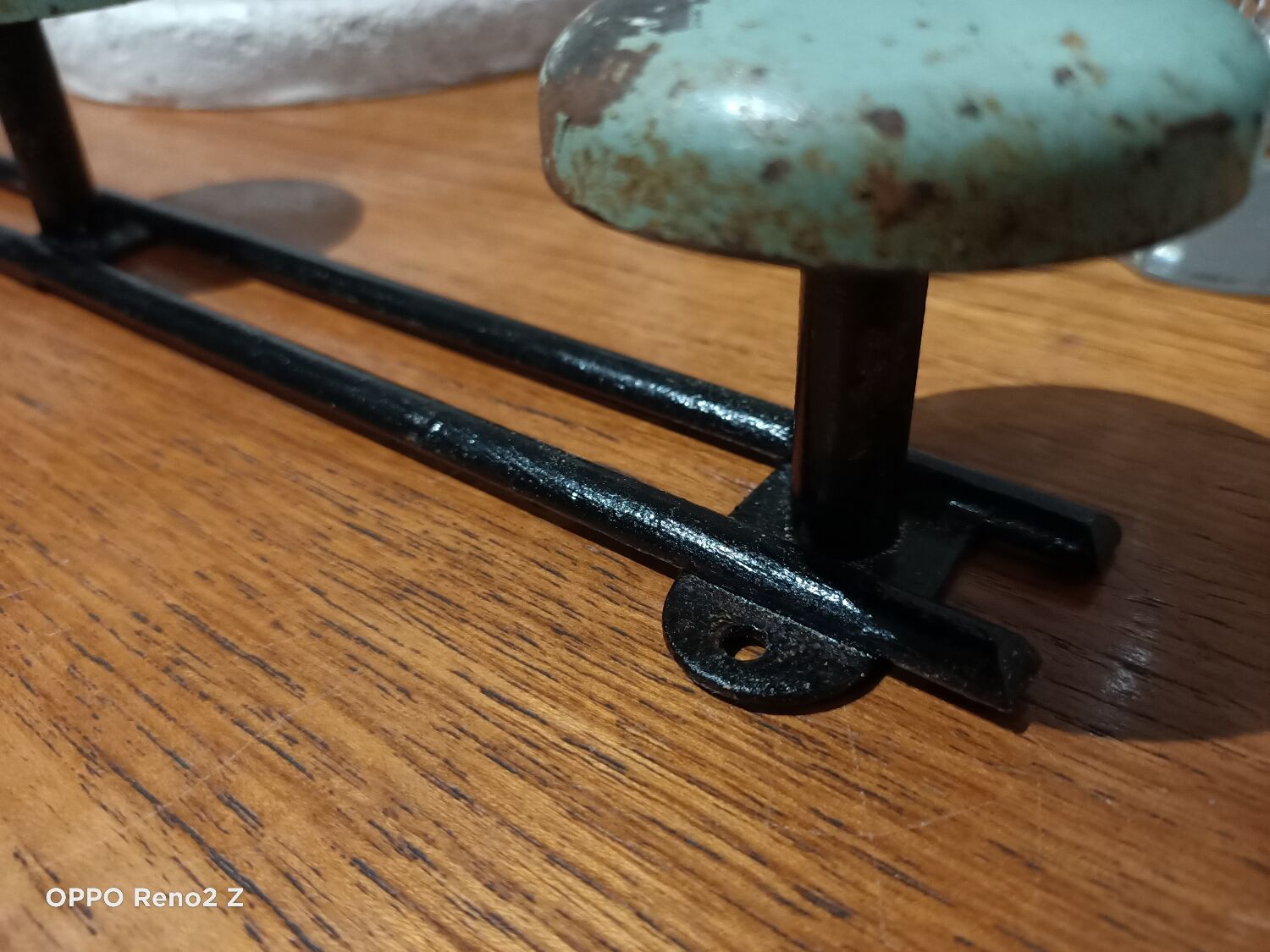 Vintage wall coat rack
