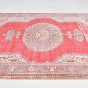 Red & Cream Classic Turkish Vintage Rug, 205x310Cm