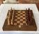 Wooden chess set from the 1960s, dimensions: length - 47.5 cm -
